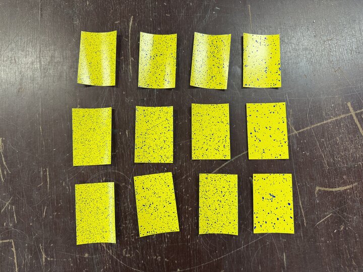 Spray cards from the PAT Lab