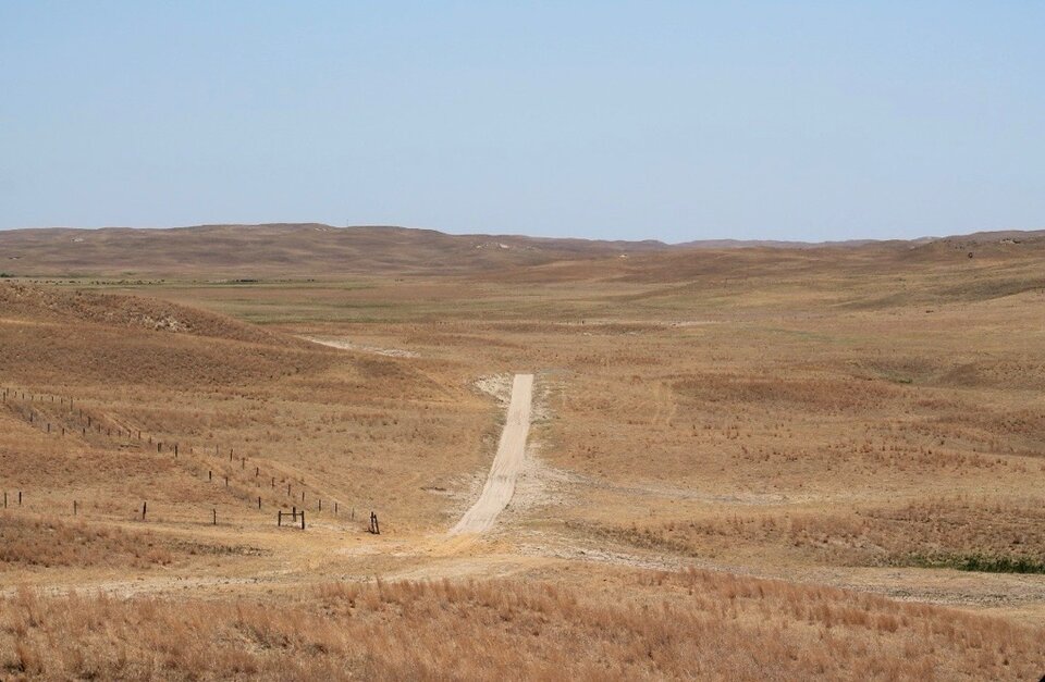 View of range at GSL during July 2012 in a drought year.